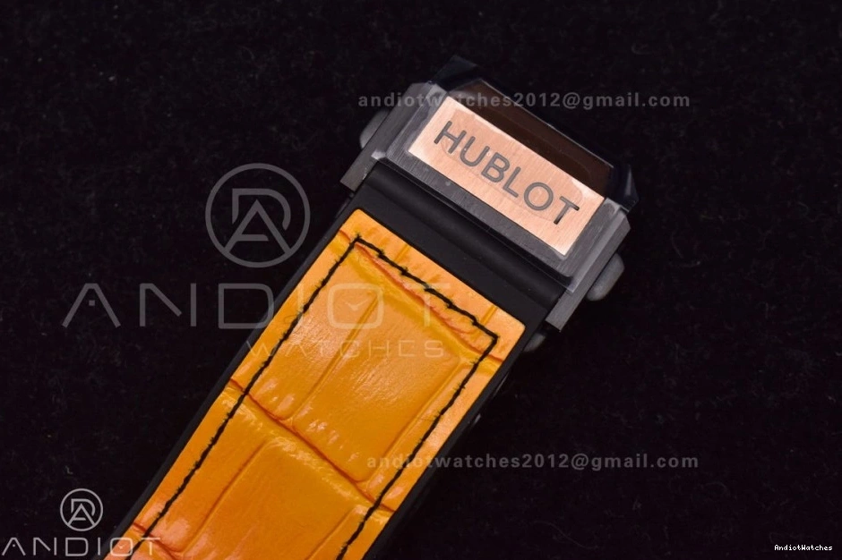 ZF A Edition Strap RG Rainbow Unico 517 Best Gummy Big EasyMatch on Bang 45mm King 1:1 Rainbow 1004
